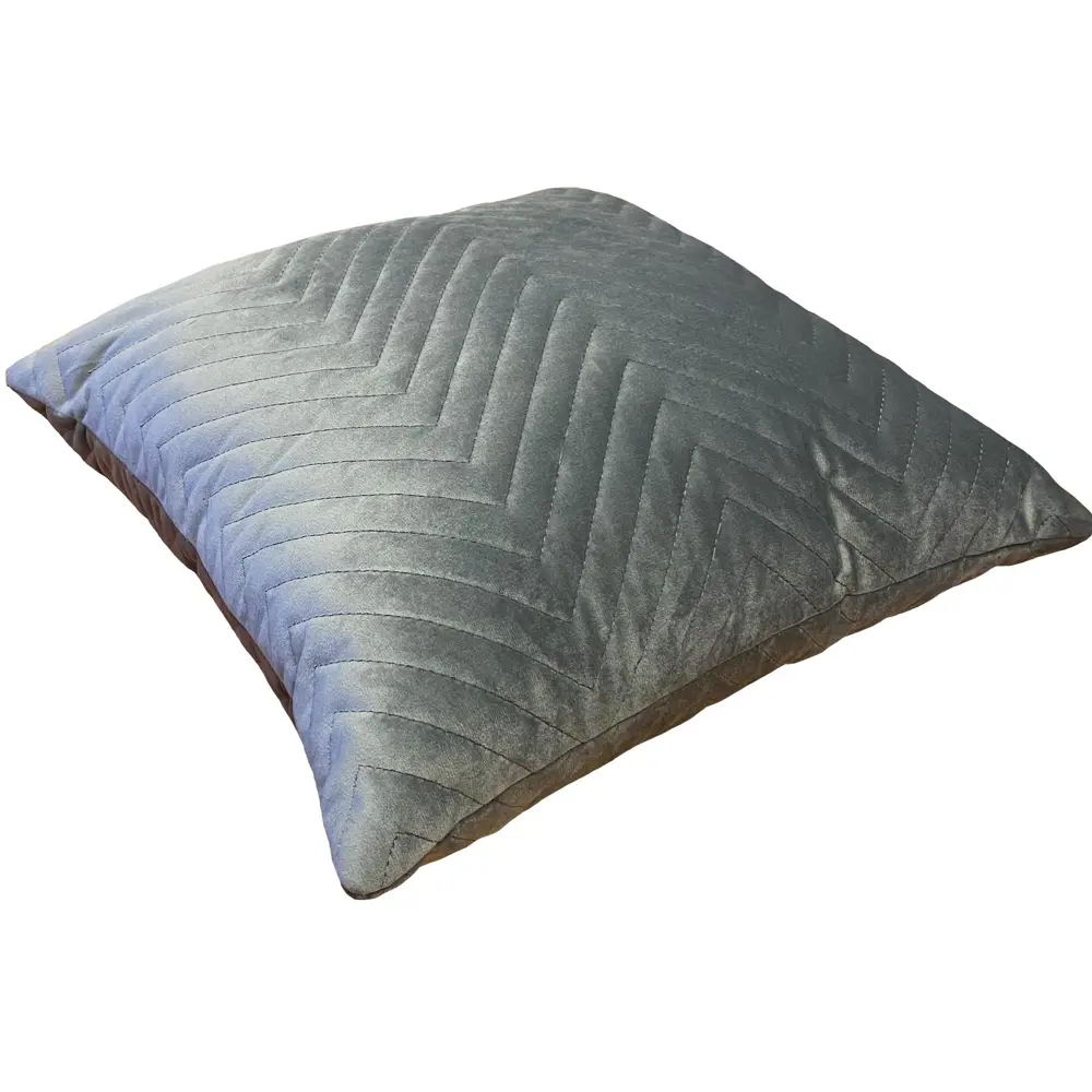 Подушка Seasons Geometric 43х43 см бархат цвет серый STLM-2170072 - Вид №1
