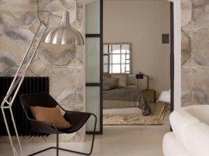 Inkiostro Bianco Панорамные обои с геометрическим эффектом камня Collection 2014