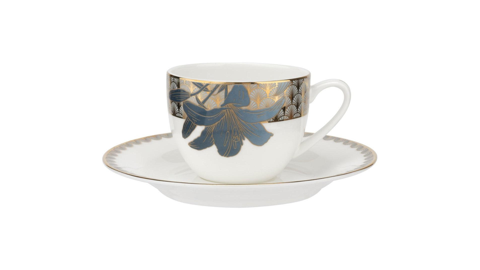 10666411 Royal Worcester Сервиз чайно-столовый Royal Worcester "Голубая лилия" на 6 персон 30 предметов Фарфор  - Вид №2