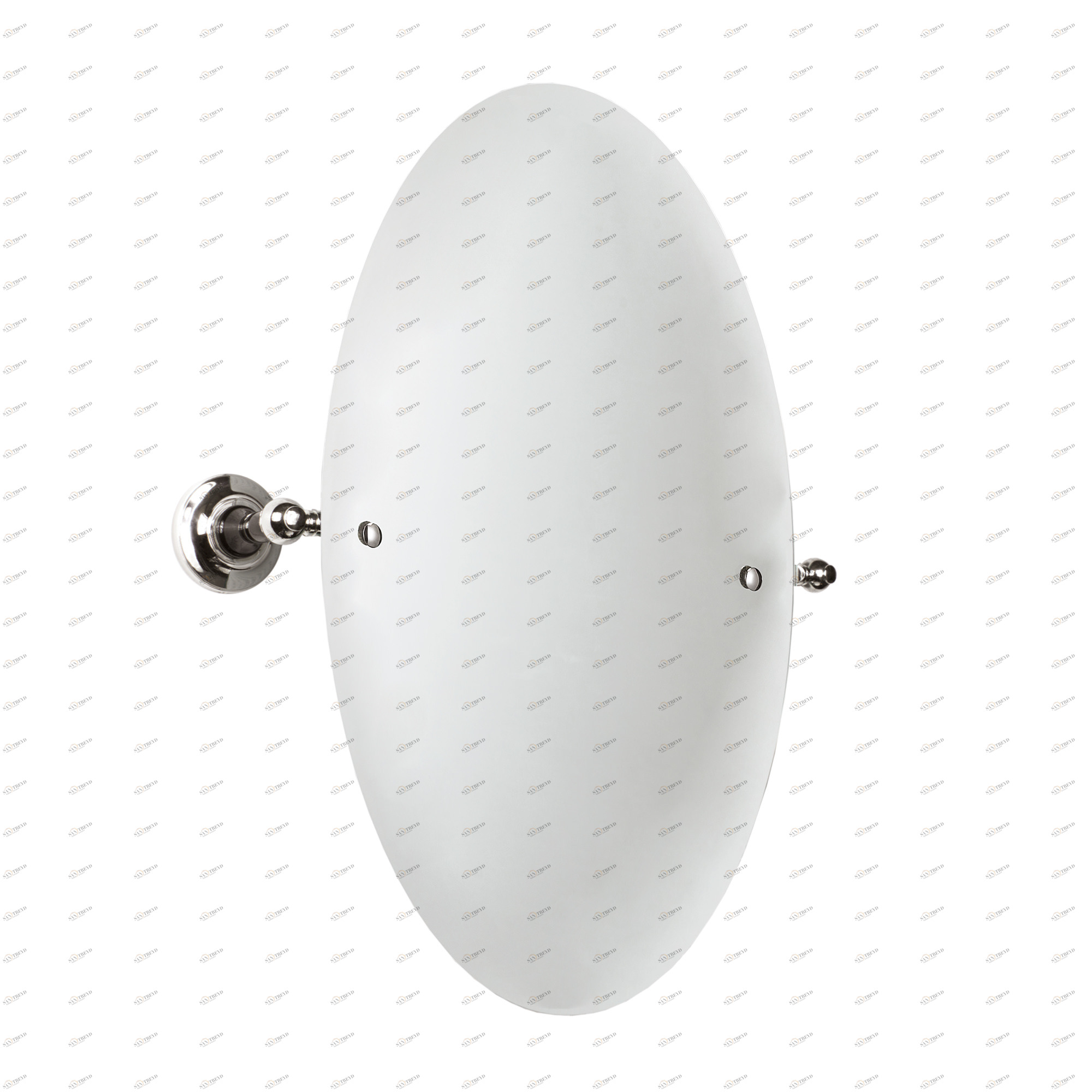 Traditional bathrooms Винтажное овальное зеркало для ванной Tb606bl.nk Glas / messing / porzellan 