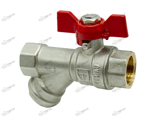 HLV-101293.№.01 Кран шаровой HLV Optima с фильтром 