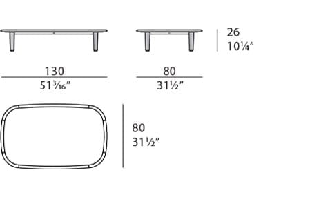 Деревянный журнальный столик Turri Riban ARCH-00041609 - Вид №6