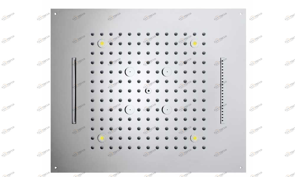 H38908 Потолочный & настенный душ Dream 4 Sprays - RGB CROMOTHERAPY BOSSINI 