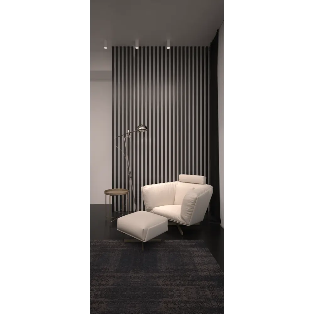 Santreyd Милана - интерьерные рейки МДФ Black Edition для стильного декора 86033679 STLM-0066243 - Вид №2