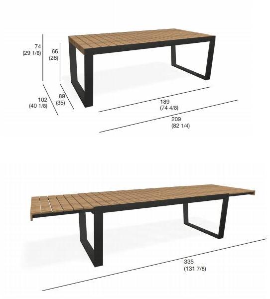 RODA Раздвижной садовый стол Spinnaker sun-id-1383251 - Вид №9
