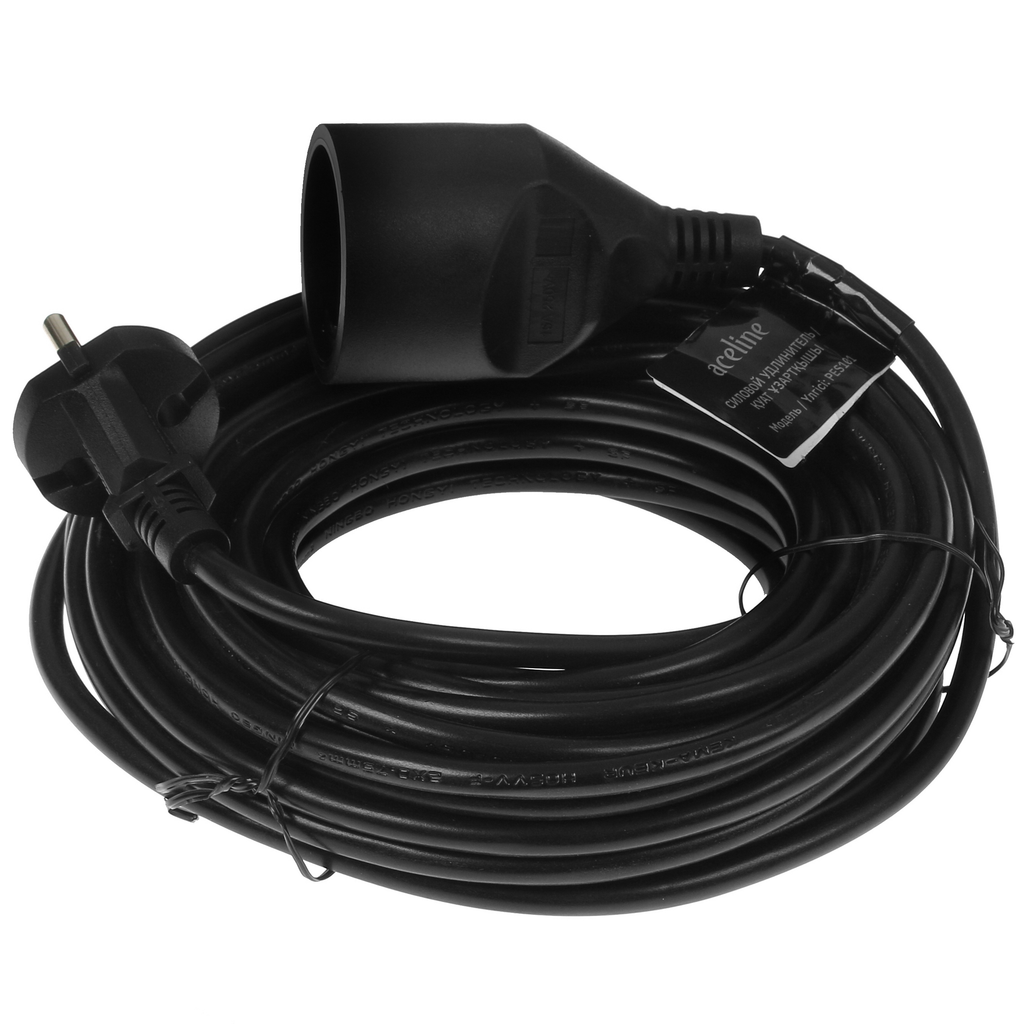 Удлинитель силовой Aceline PES101 черный 5086420 STDN-0091017