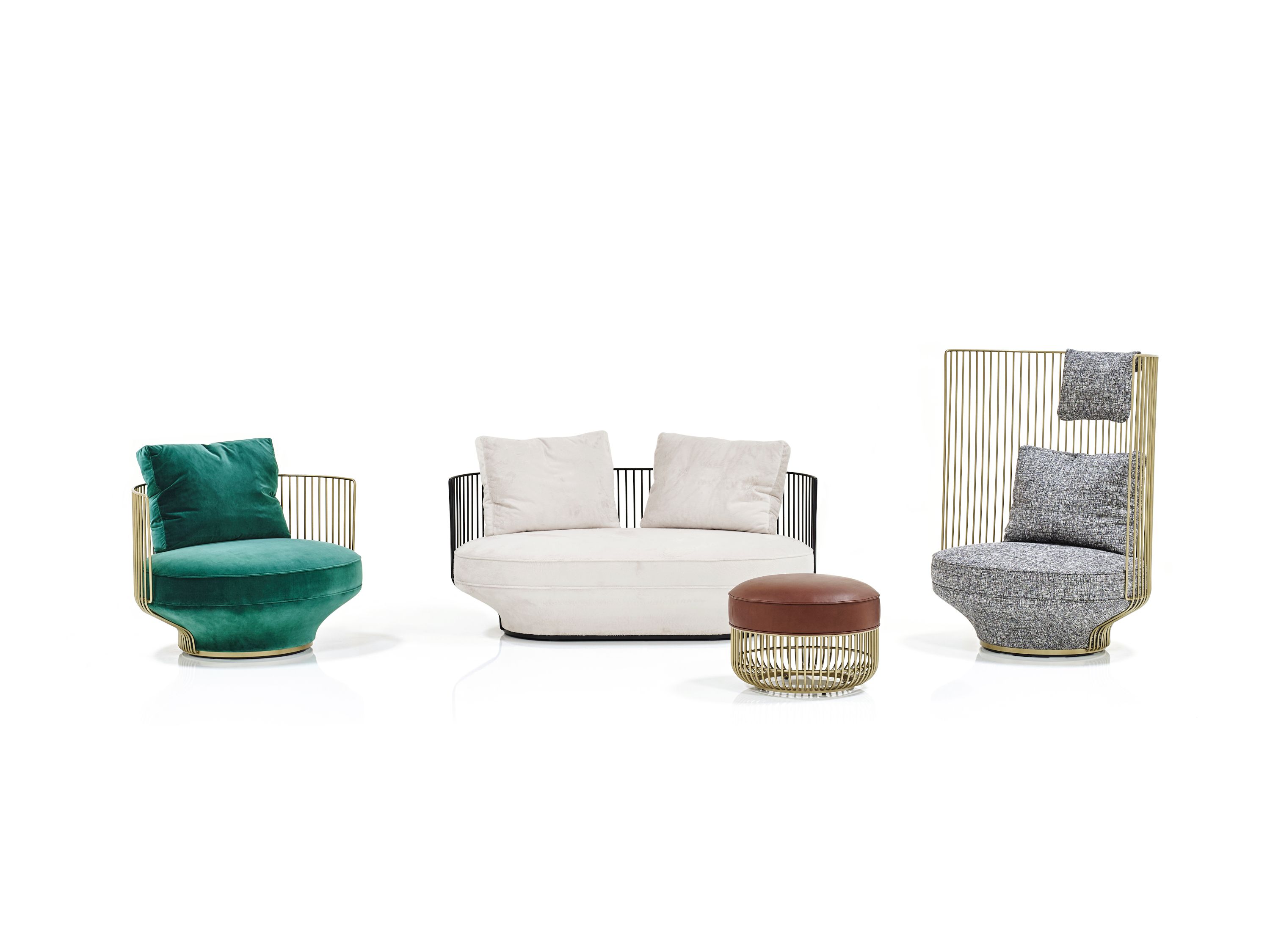 2-местный тканевый диван Wittmann Paradise Bird ARCH-00051655 - Вид №1