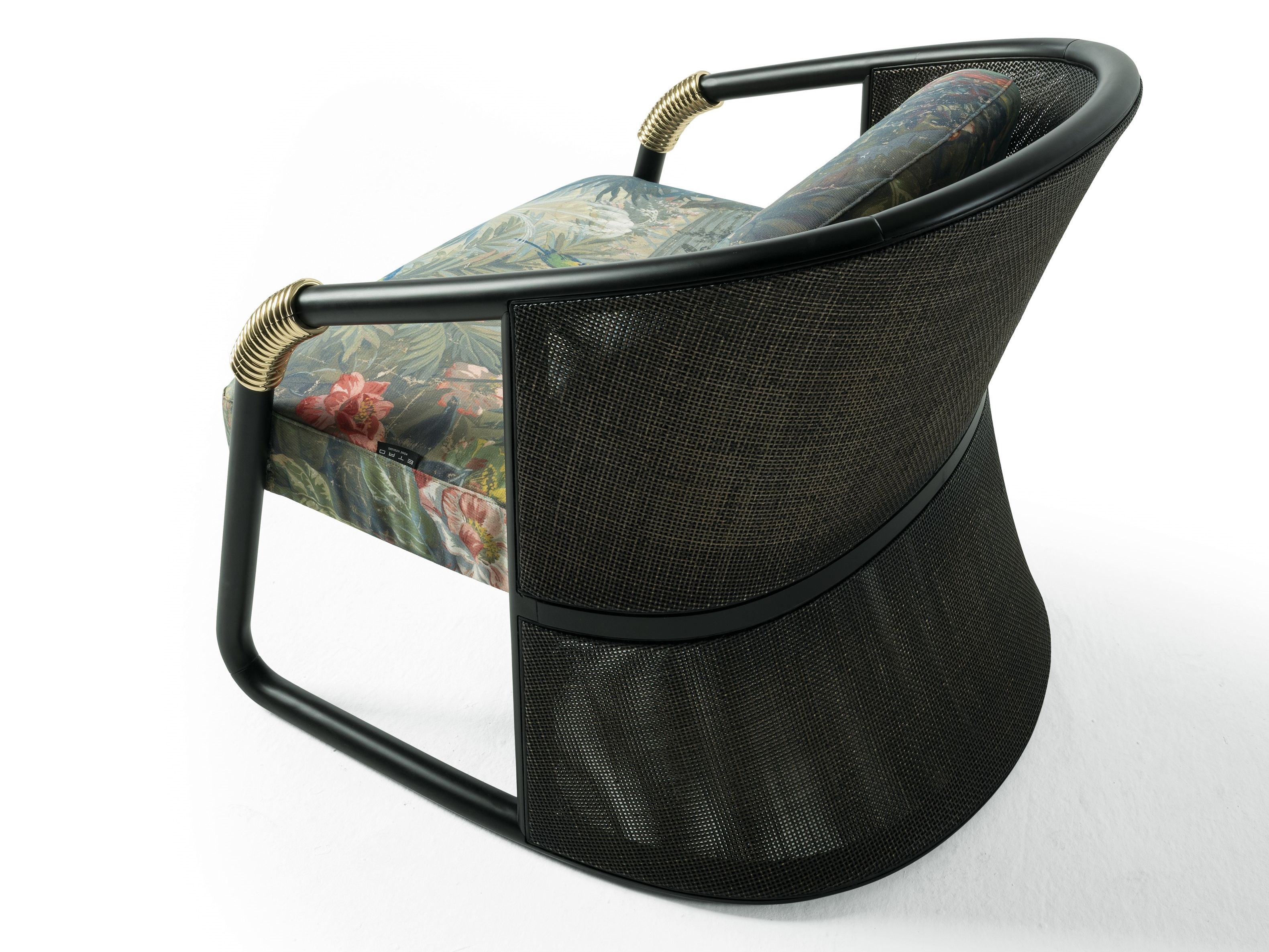 Тканевое кресло с подлокотниками ETRO Home Interiors Hamar ARCH-00009476 - Вид №1