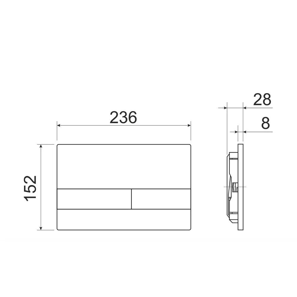 Комплект инсталляция и унитаз Metric безободковый с микролифтом клавиша цвет хром 89440902 STLM-2152110 Santreyd - Вид №14