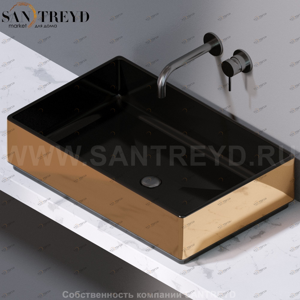 L620252 Накладная раковина на столешницу  прямоугольная A. e T. Italia Fly AeT ITALIA