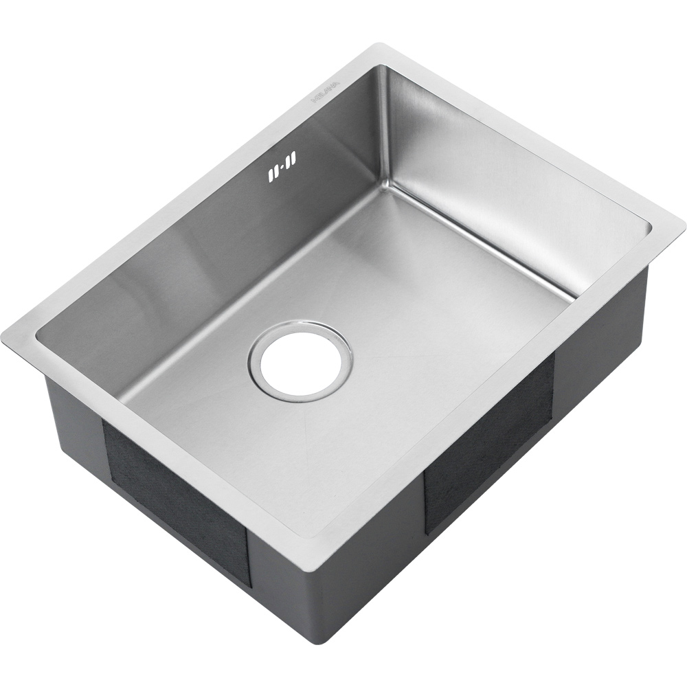 Мойка R5844H MELANA ProfLine 3,0/200 САТИН врезная прямоугольная MLN-R5844H - Вид №3