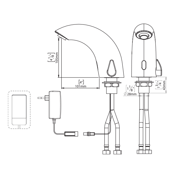 252210/310/420 Бесконтактный смеситель Swan 1000 ab 1953 года выпуска stern  - Вид №2
