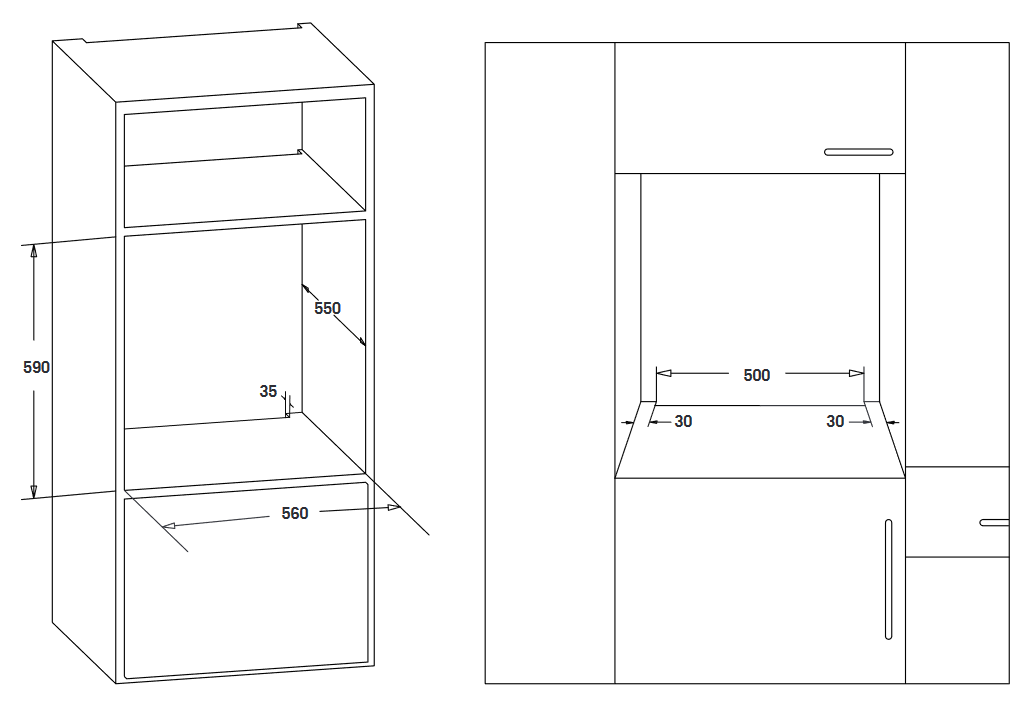 9140905 Электрический духовой шкаф Delvento V6EB17005 черный STDN-0006776 - Вид №7