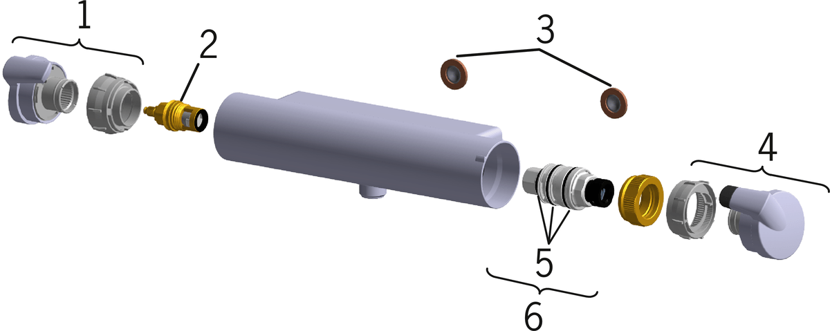Oras 7161 Смеситель для душа 7161 Optima Хром  - Вид №5