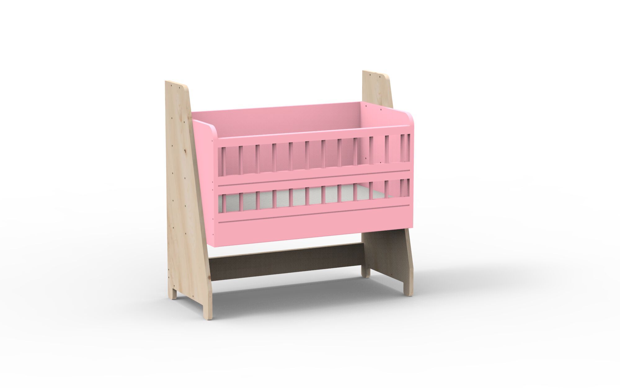 Лакированная деревянная кровать для сна Mathy by Bols ASYMETRY ARCH-00052185 - Вид №57