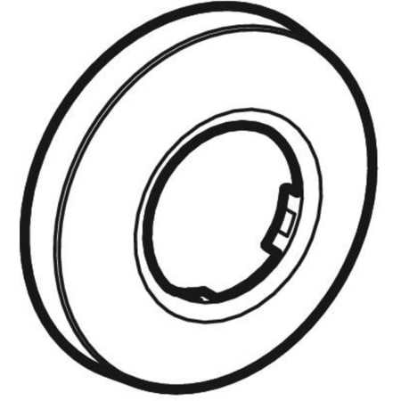 854.188.11.1 Стенная розетка Geberit, плоская Geberit  - Вид №1