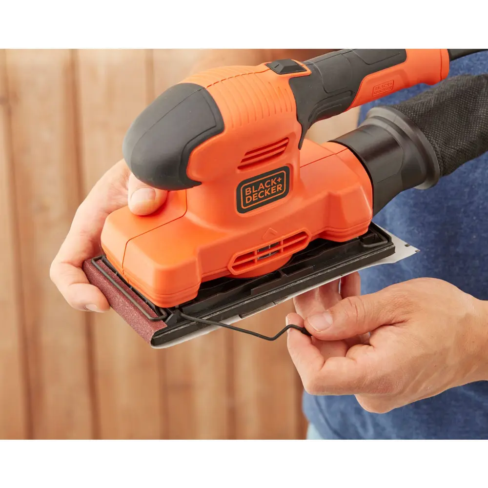 Вибрационная шлифмашина сетевая Black&Decker BEW220, 150 Вт, 90x187 мм 82126950 STLM-2057776 BLACK + DECKER  - Вид №4