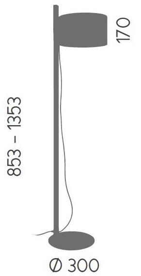Aromas del Campo Торшер из дерева с регулируемой высотой Riu P1140  - Вид №3