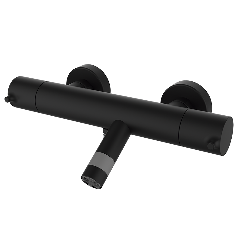 47210472 PREMIUM Черный кобель ванна-душ термостатический Черный GRB MIXERS 