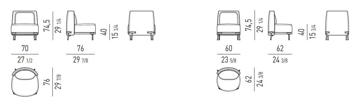 Кресло Minotti Лента ARCH-00035777 - Вид №15