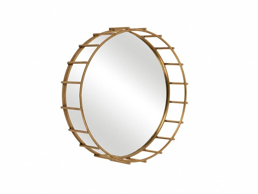 Il Bronzetto Круглое зеркало из латуни с рамкой Cage Cag07 - Вид №2