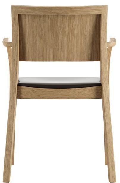 horgenglarus Штабелируемый стул из массива дерева с подлокотниками  6-590a  - Вид №7