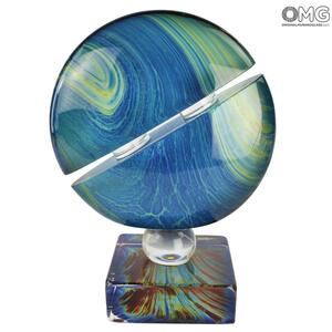 674 ORIGINALMURANOGLASS Скульптура Сатурн - автор Andrea Tagliapietra - муранское стекло OMG  см