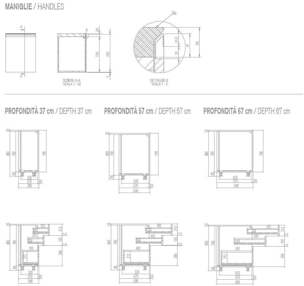 Xera by Arex Модульная кухня из нержавеющей стали и дерева с островом sun-id-1512721 - Вид №7