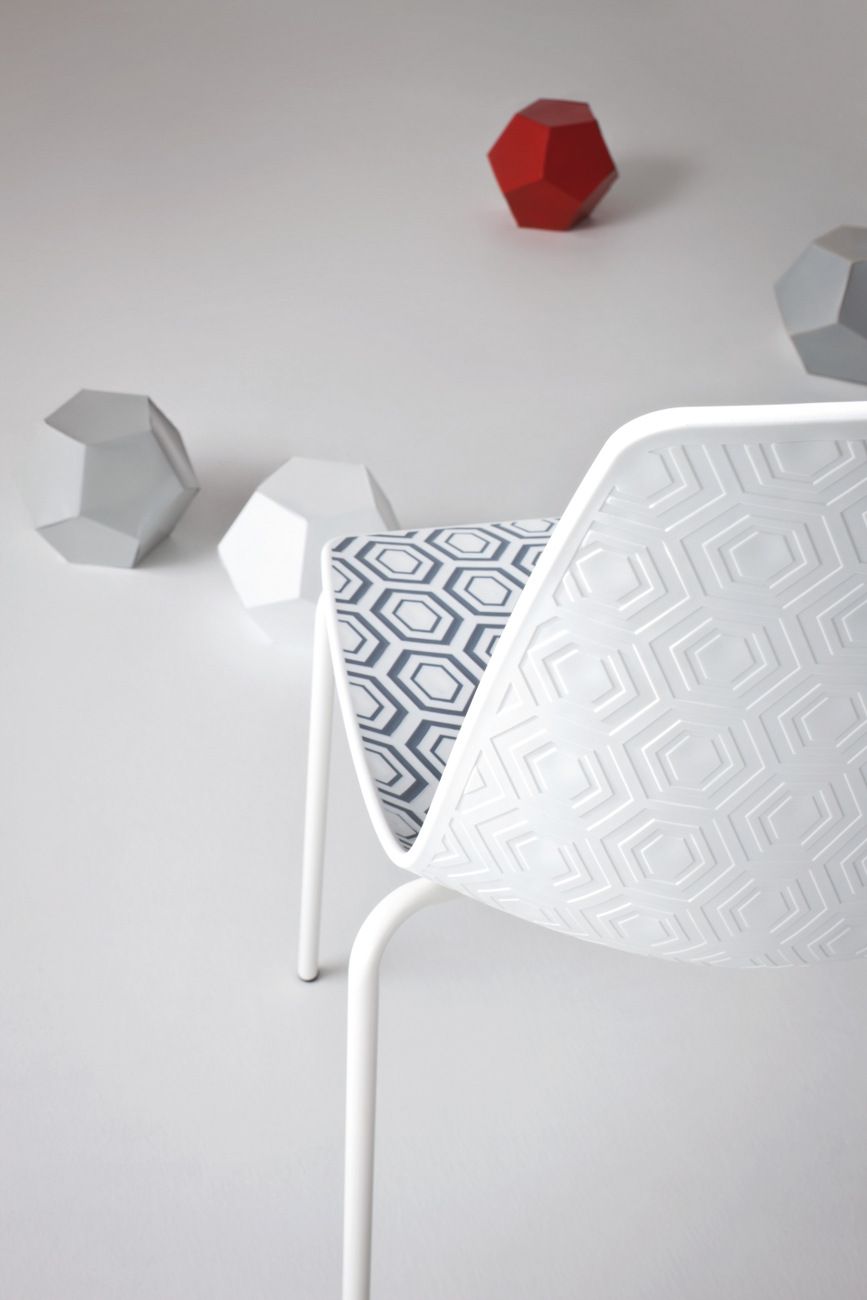 Стул инженерного пластика с металлическим каркасом GABER Альгамбра ARCH-00029501 - Вид №7