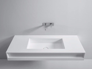 Раковина Corian® с держателем для полотенец