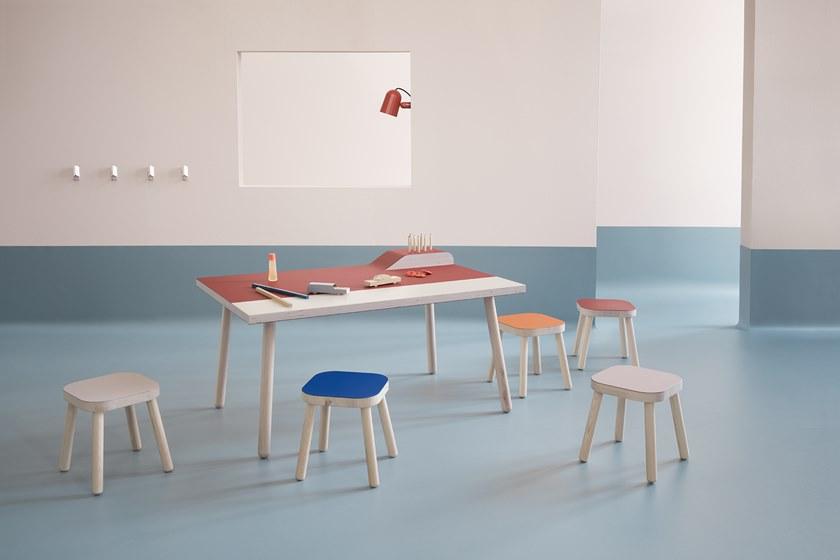 Forbo Табурет с покрытием линолеумом Furniture linoleum desktop sun-id-1390130 - Вид №2