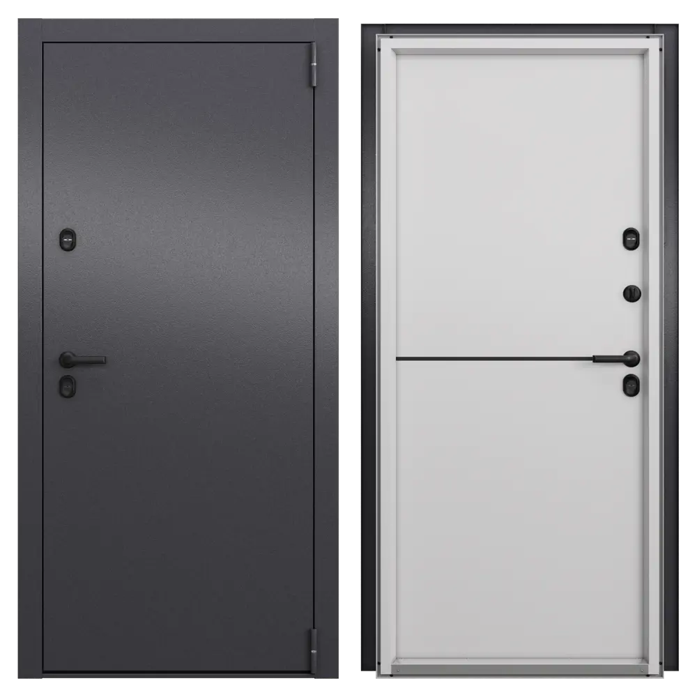 Входная дверь металлическая Антарктик 95x205 см правая бьянко TOREX STLM-2166046