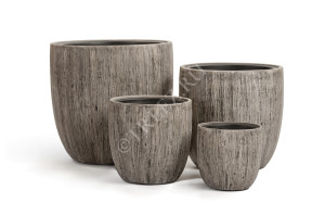 41.3317-03-012-WGR-30 Кашпо  Effectory - серия Wood - Округлый конус - Белёный дуб Цветочная коллекция