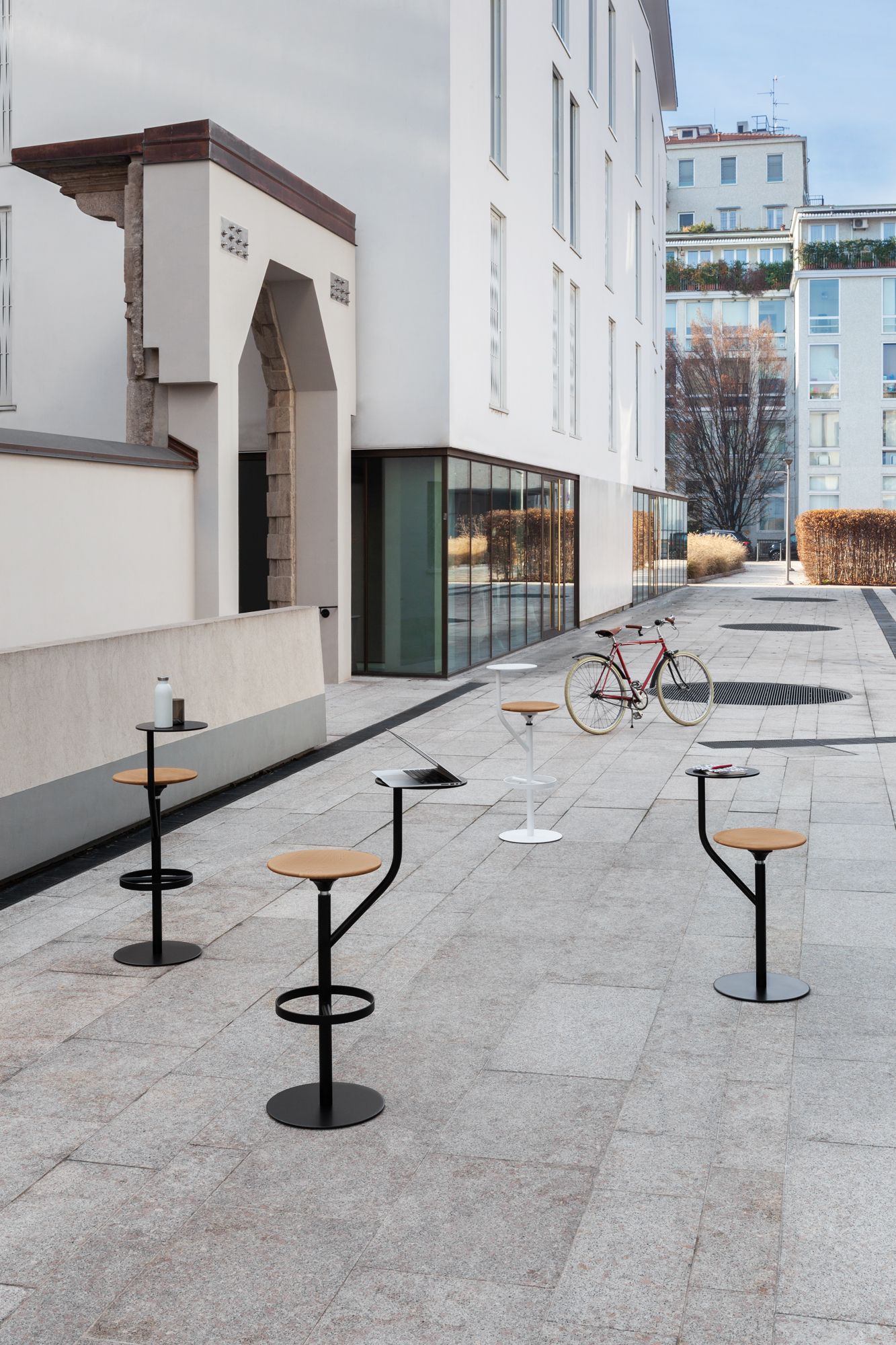 Садовый стул из нержавеющей стали и дерева Lapalma Aaron OUTDOOR ARCH-00051300 - Вид №4