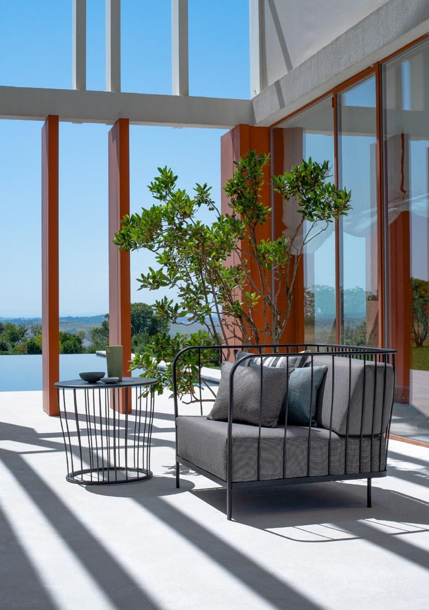 emu Садовое кресло из ткани с подлокотниками Cannolè 1080 - Вид №14