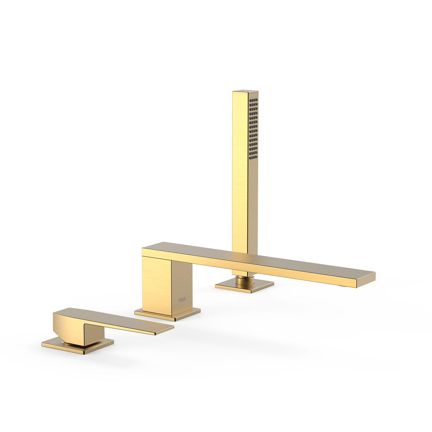 ТОНКИЙ смеситель для ванны с одной ручкой -20216101OM TRES 