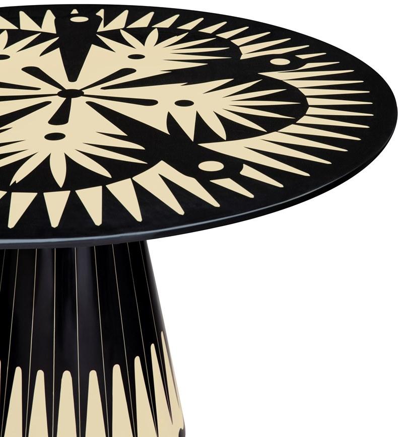 Scarlet Splendour Круглый стол в мдф Vanilla noir sun-id-1394419 - Вид №5