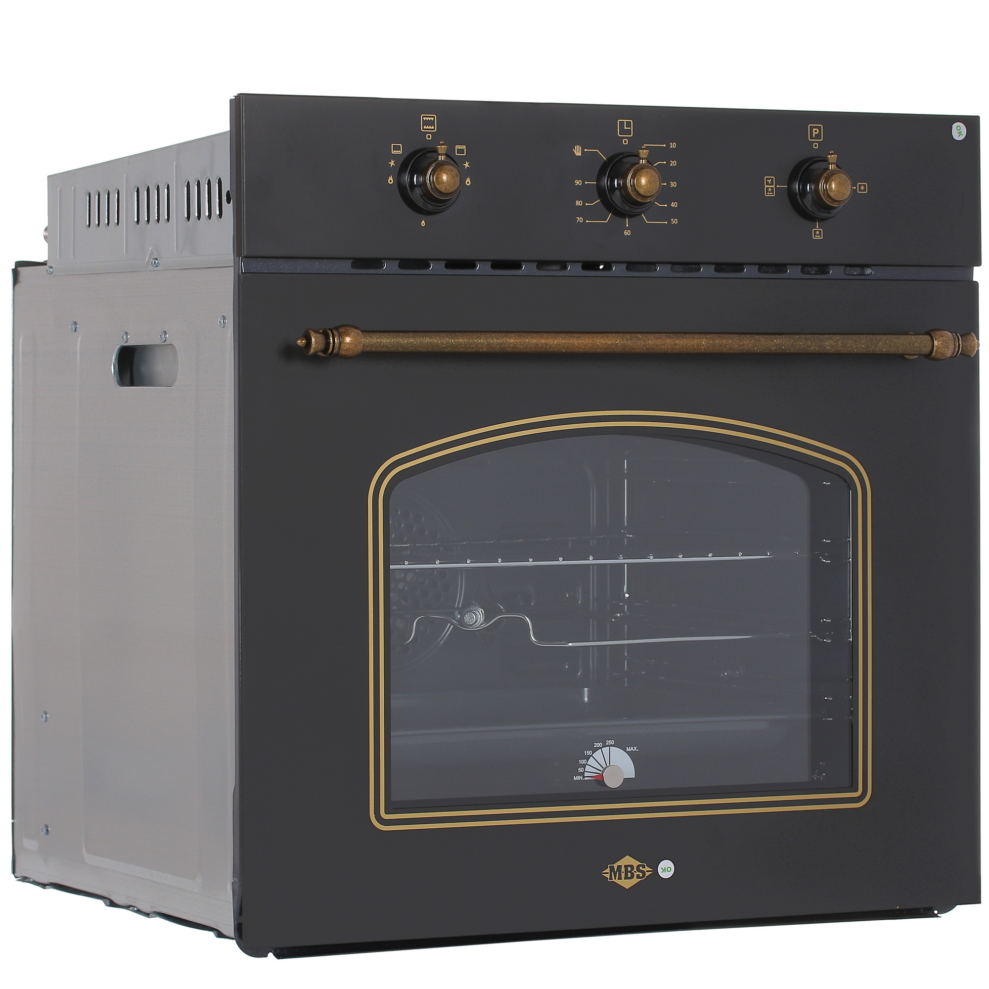 8167765 Газовый духовой шкаф MBS DG-607BL STDN-0042925 - Вид №1