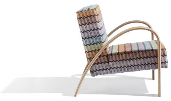 MissoniHome Кресло из ткани со съемным чехлом с подлокотниками sun-id-1476926 - Вид №2