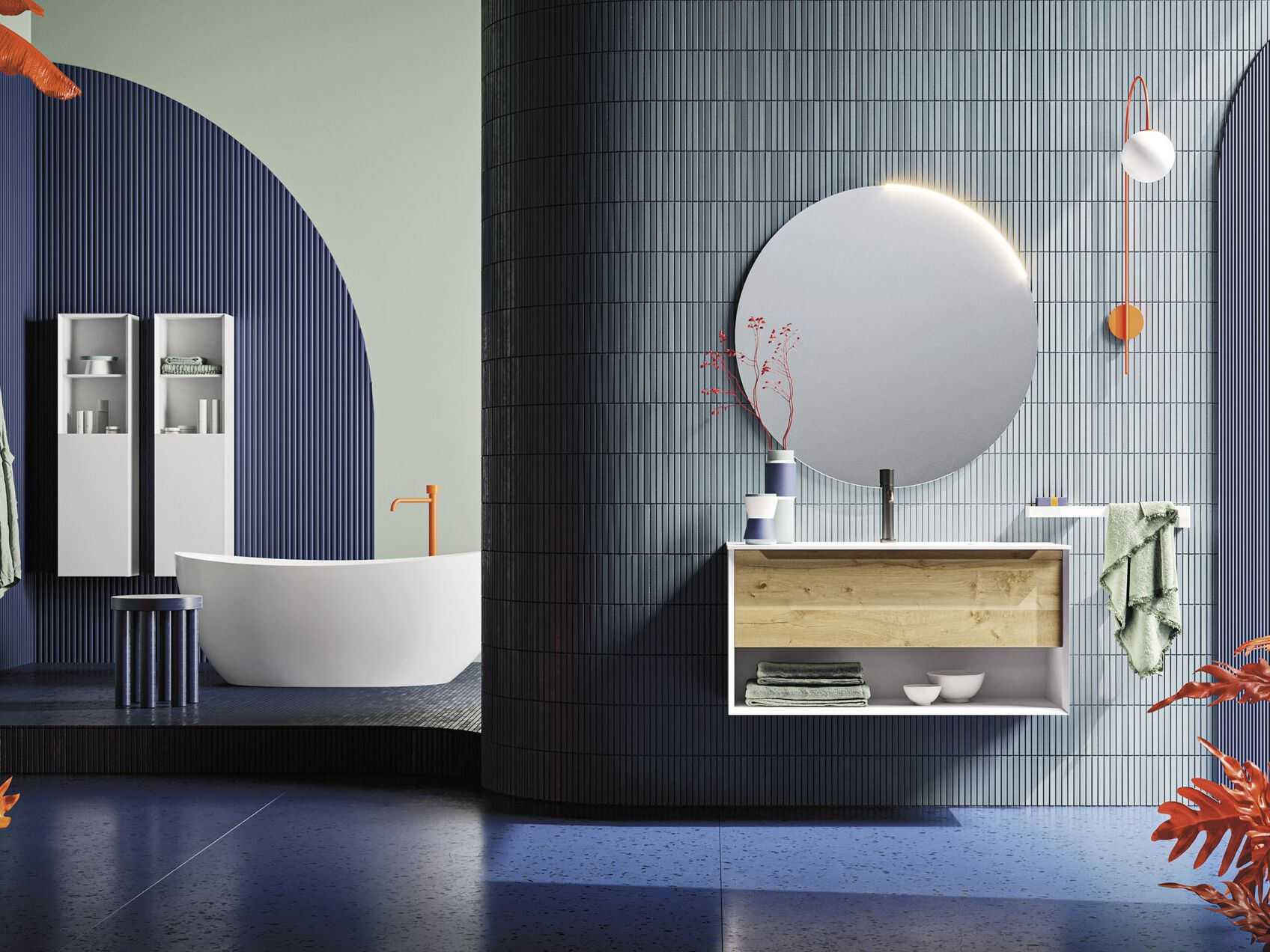 Полная мебель для ванной комнаты Arbi Arredobagno мастер ARCH-00046092