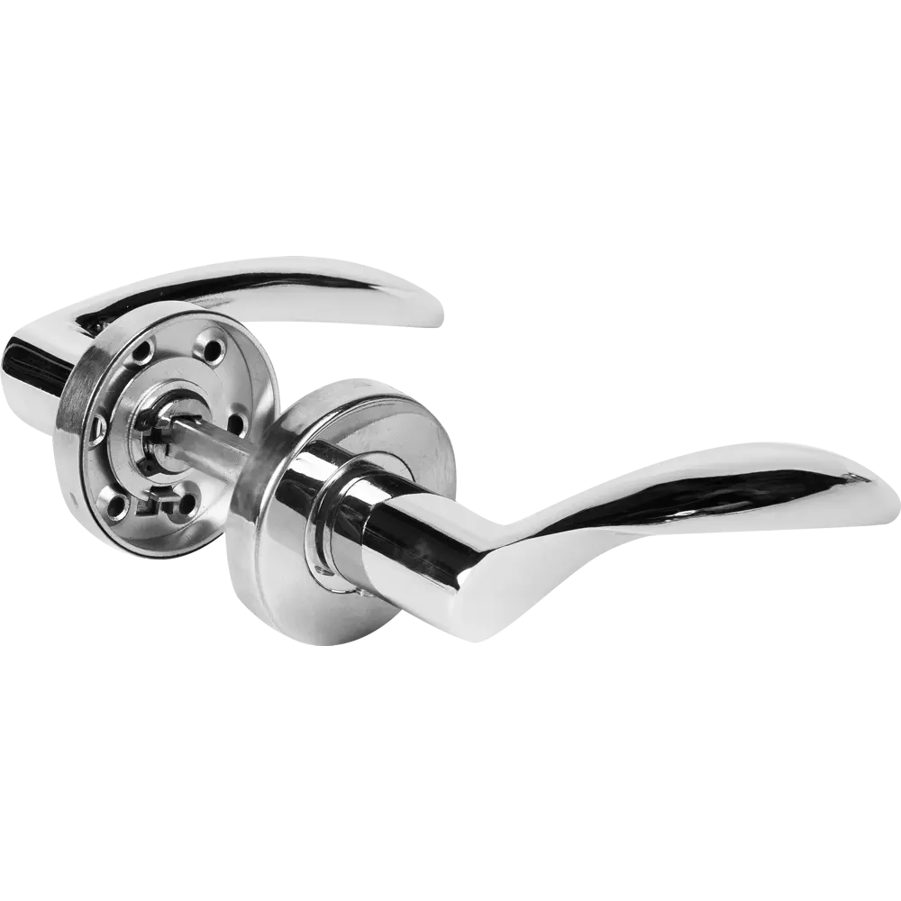 Дверные ручки Inspire Alfa алюминий без запирания цвет хром 82227128 STLM-2006336 