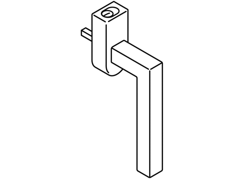 100XPFGA.1 оконная ручка HEWI Beschläge für Fenster  - Вид №2