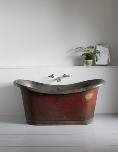 Античная медная ванна Antique The water monopoly