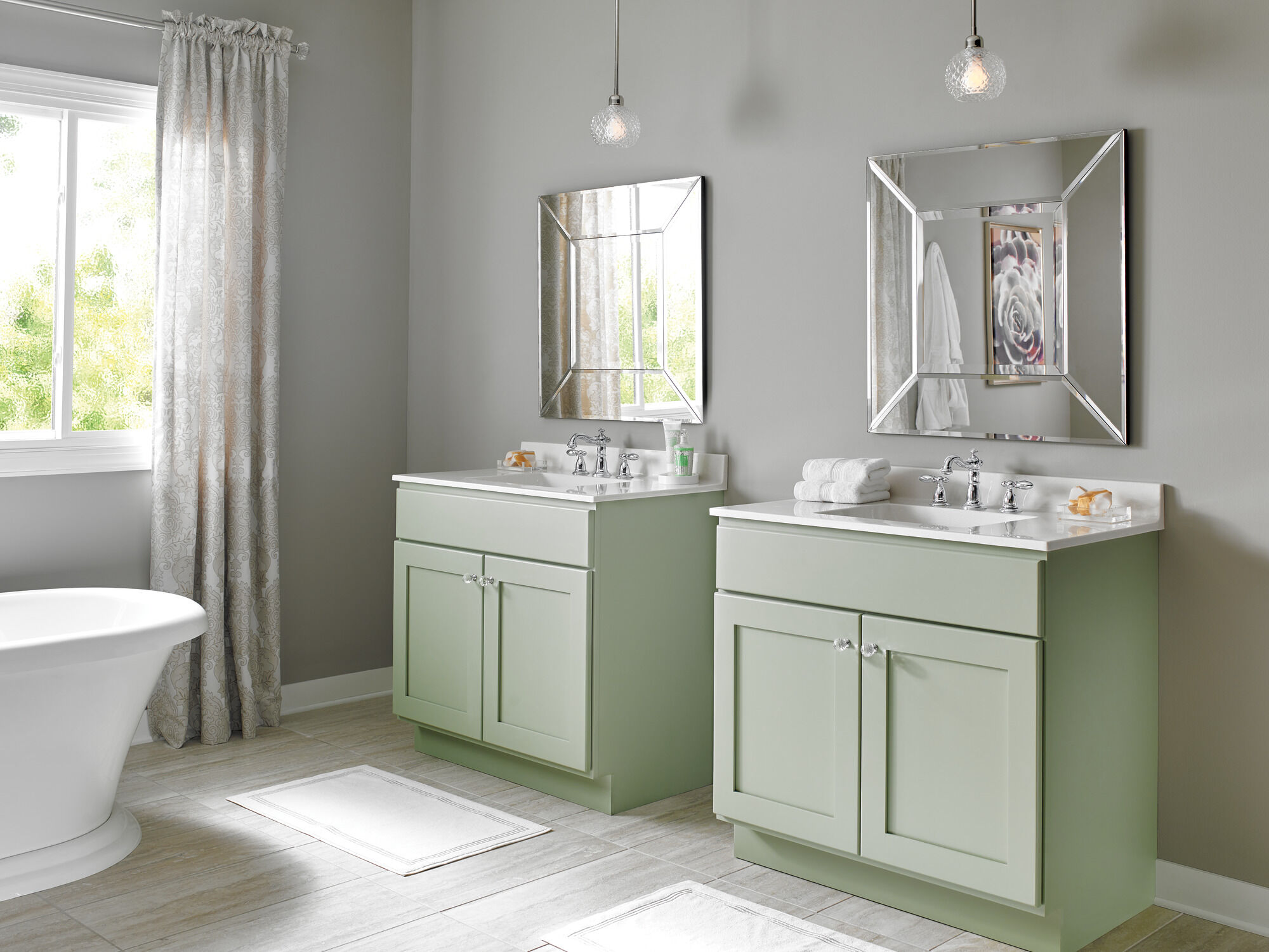 3555-MPU-DST Смеситель для ванной комнаты с двумя ручками Delta Faucet Victorian Хром - Вид №5