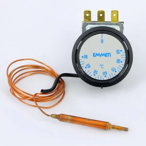 Термостат регулировочный капиллярный 16А, 400В EMMETI с трубкой 1000мм