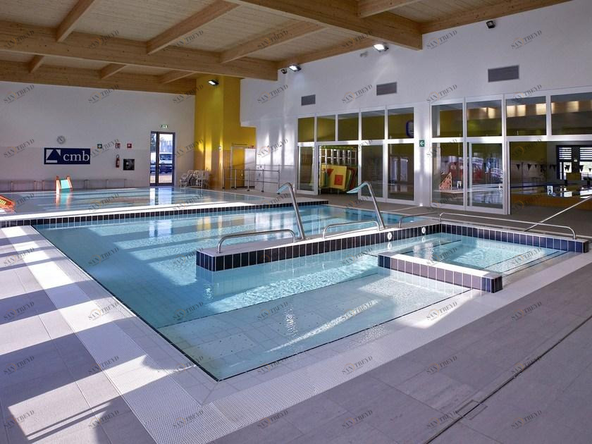 Casalgrande Padana Облицовка бассейна из глазурованного керамогранита Gresplus sun-id-1476829