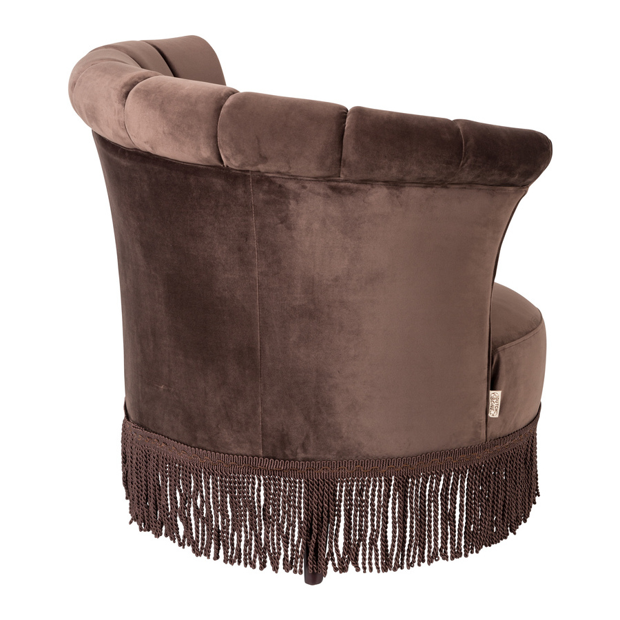 Кресло Flair темно-коричневое Dutchbone 3100055 - Вид №3