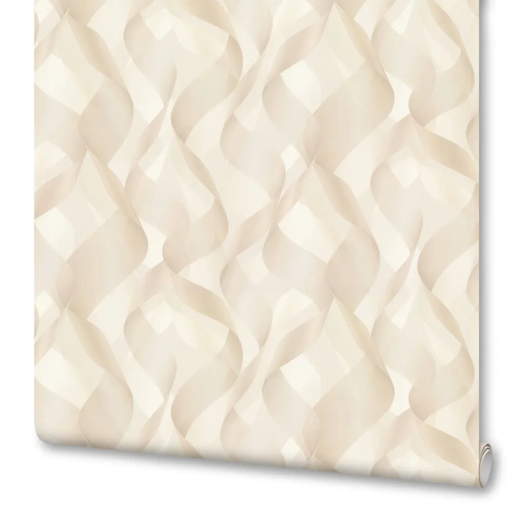 Обои флизелиновые Артекс Волна бежевые 1.06 м 10801-02 STLM-2009900