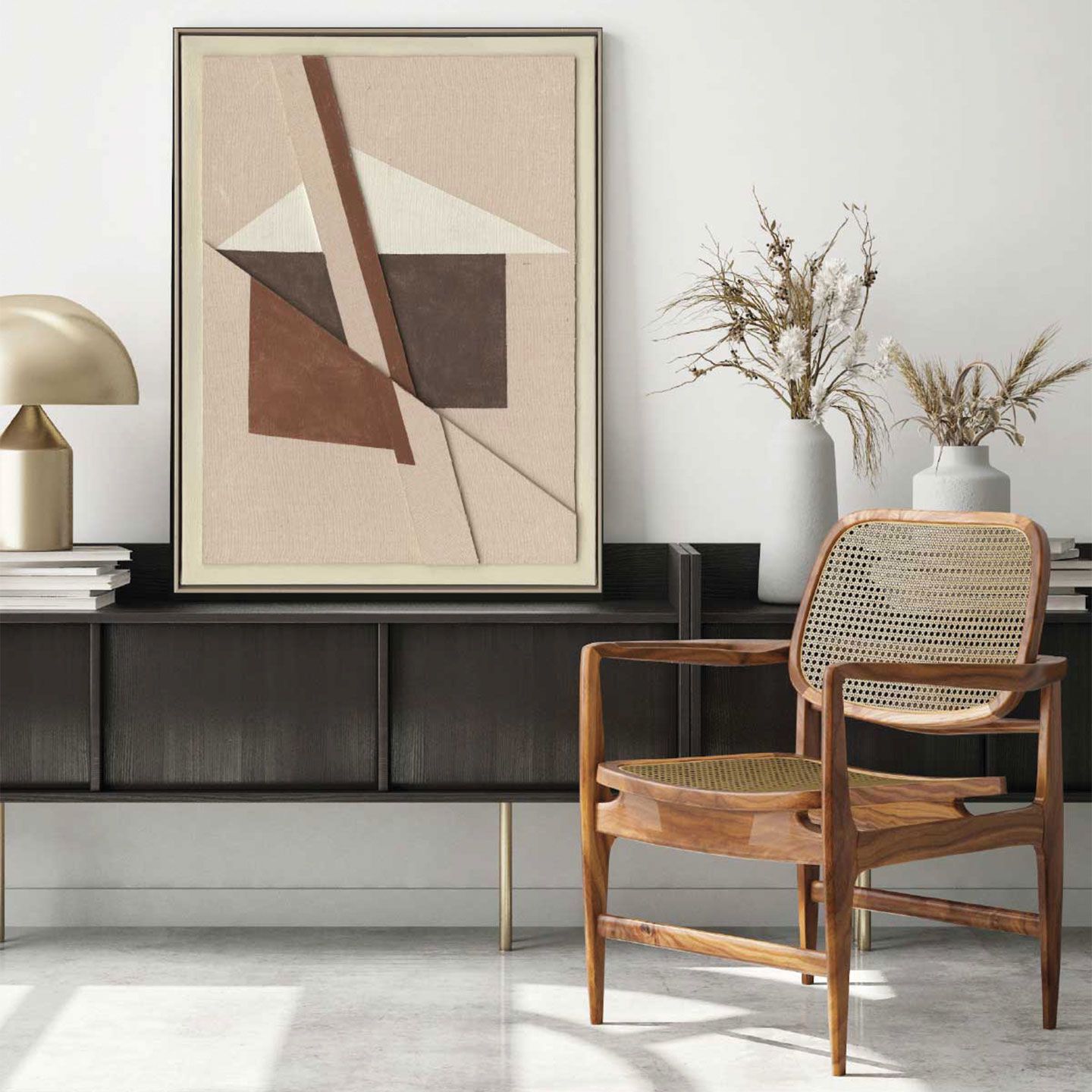 Холст рамки Agave BROWN SHAPES ARCH-00151786 - Вид №3