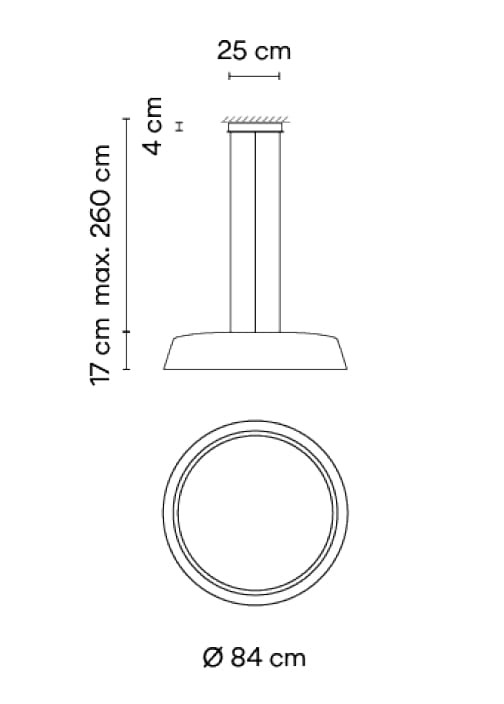 Затемняемый подвесной светильник Vibia Bigger ARCH-00115161 - Вид №21